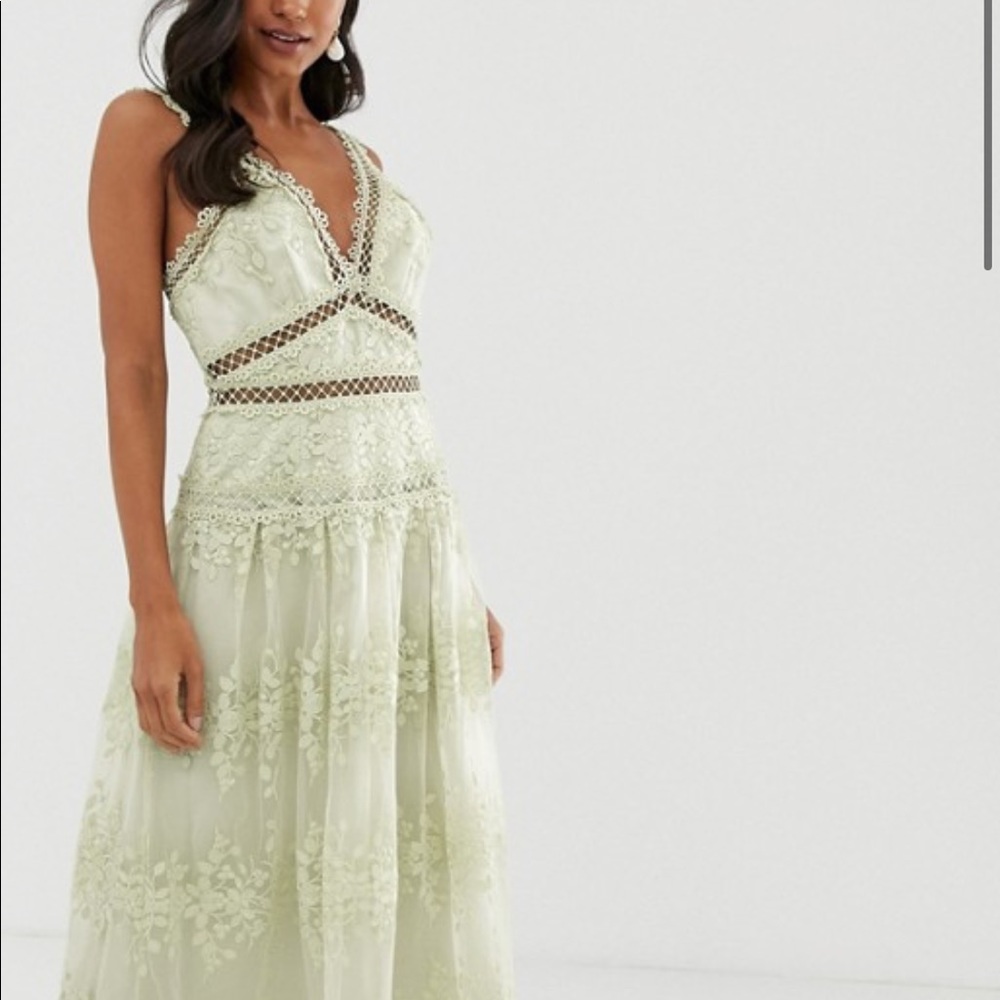 ASOS embroidered dress
